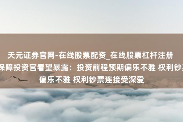 天元证券官网-在线股票配资_在线股票杠杆注册 2026年中国保障投资官看望暴露：投资前程预期偏乐不雅 权利钞票连接受深爱