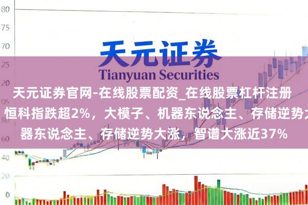 天元证券官网-在线股票配资_在线股票杠杆注册 港股马年首个交昔日:恒科指跌超2%,大模子、机器东说念主、存储逆势大涨,智谱大涨近37%